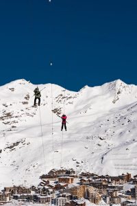 Tyrolienne La BEE_Val Thorens
