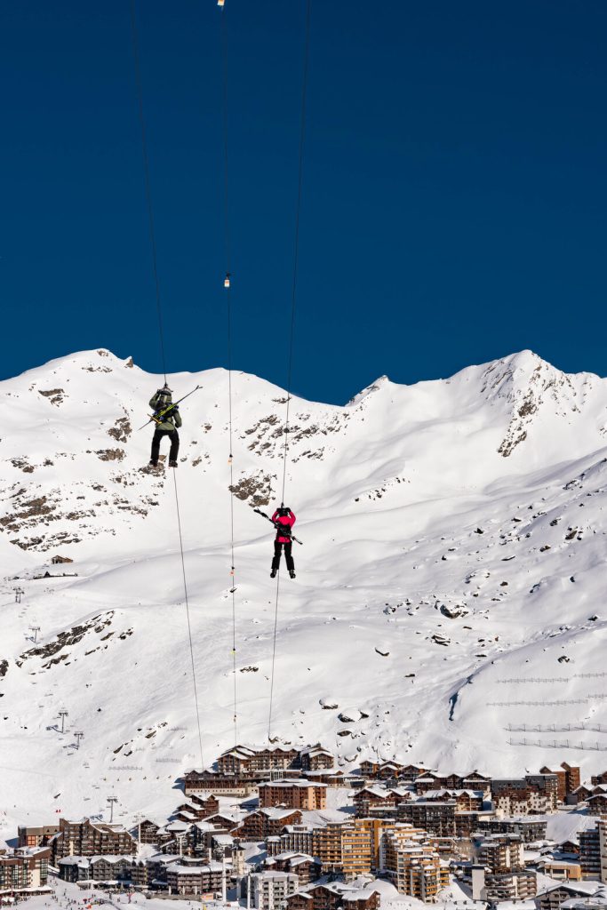 Tyrolienne La BEE_Val Thorens