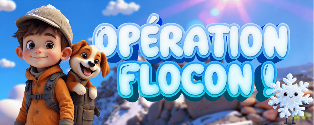 Jeu d'énigmes enfants Explor Games opération Flocon Val Thorens été Caron 3200