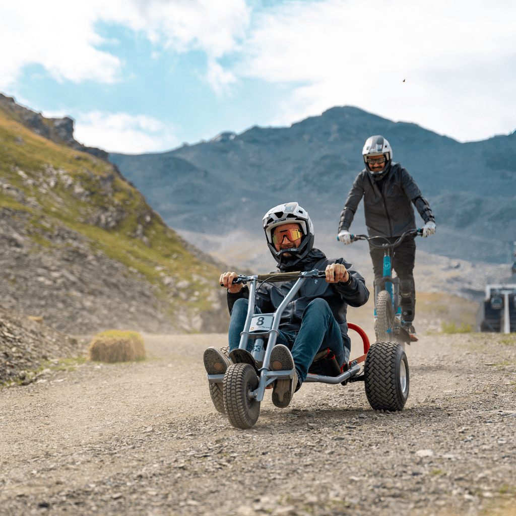 Descente kart et trottinette Val Thorens été